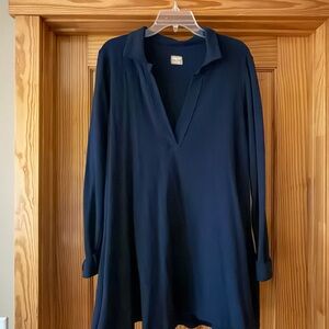 Free People Navy Blue Mini Dress